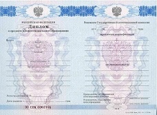 Диплом колледжа с 2010 по 2013 годы